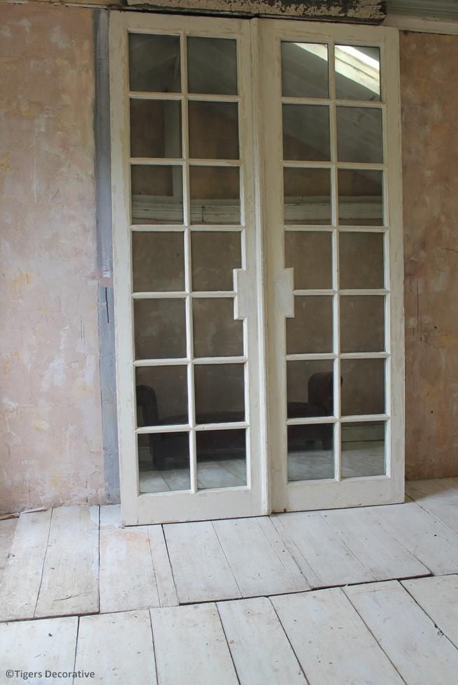 Pair Of Edwardian Conservatory Mirrored Doors