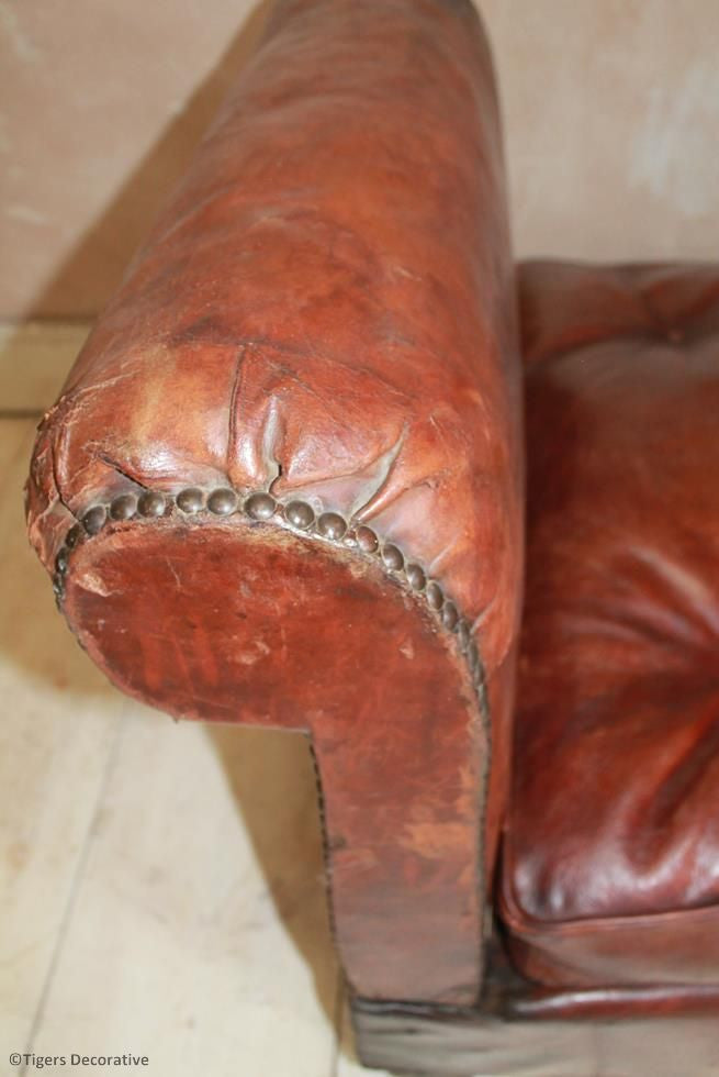 French Leather Day Bed