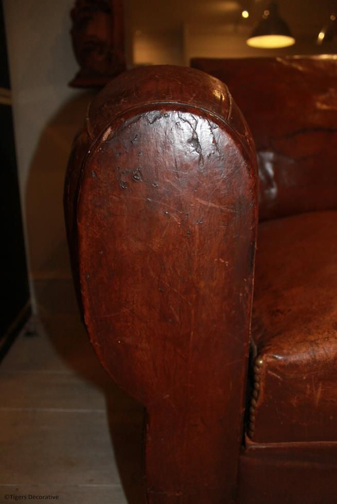 20th Century Leather Sofa