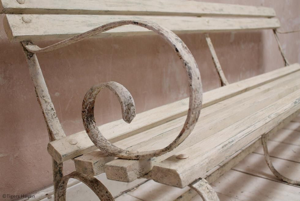 Edwardian Painted Bench