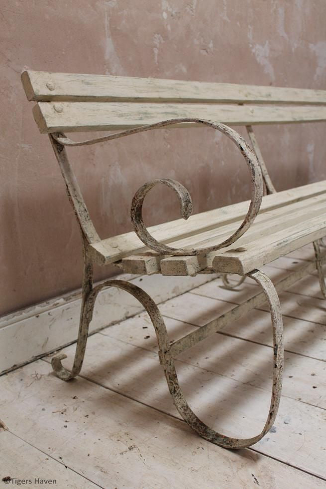 Edwardian Painted Bench