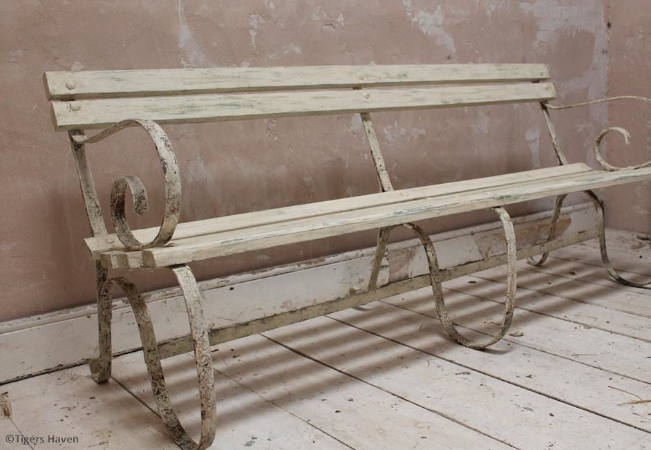 Edwardian Painted Bench