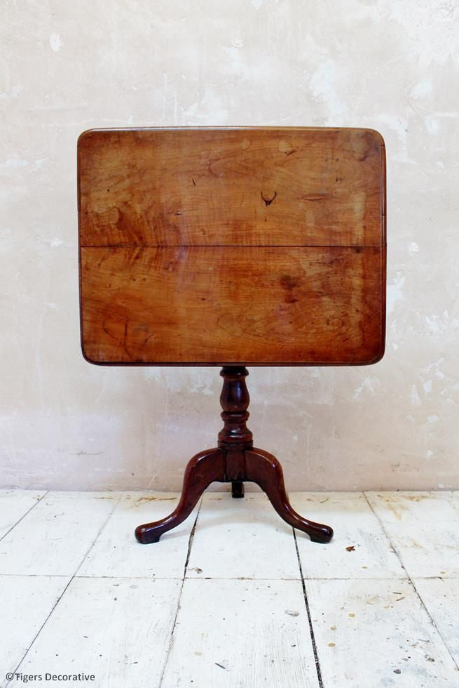 19th Century Fruit Wood Tripod Table