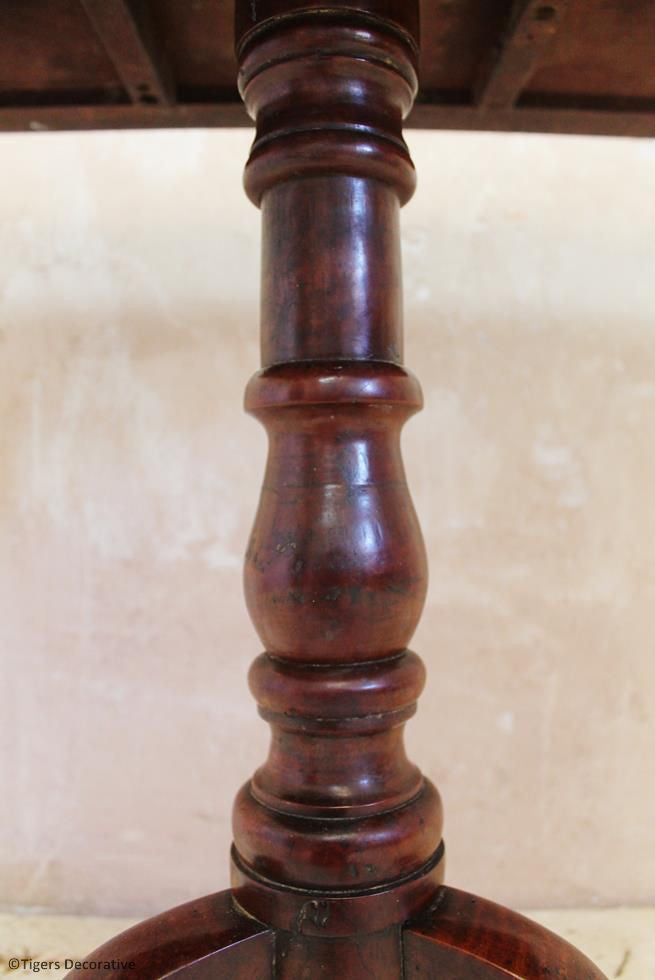 19th Century Fruit Wood Tripod Table