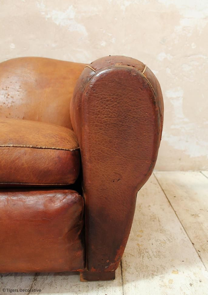 20th Century Leather Sofa