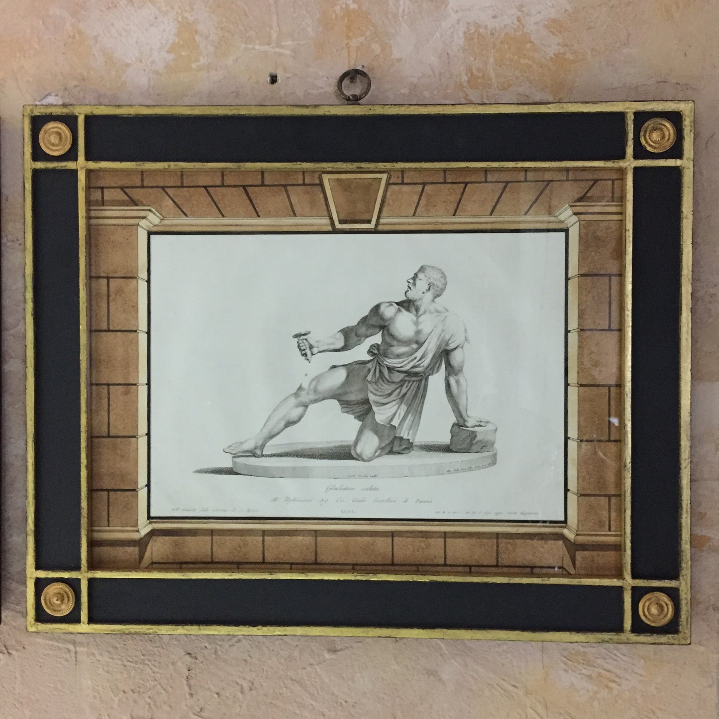 Set Of Roman & Greek Framed Engravings, A.Zanetti