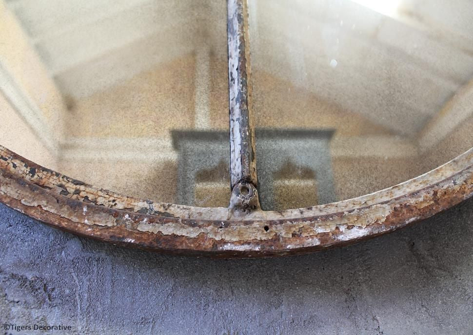 Industrial Mirrored Window