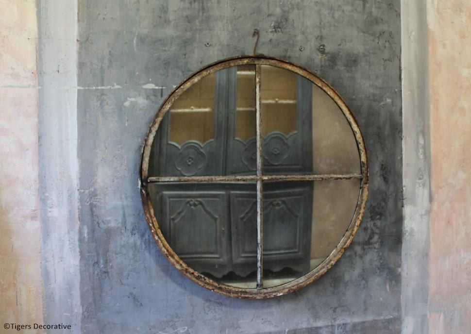 Industrial Mirrored Window
