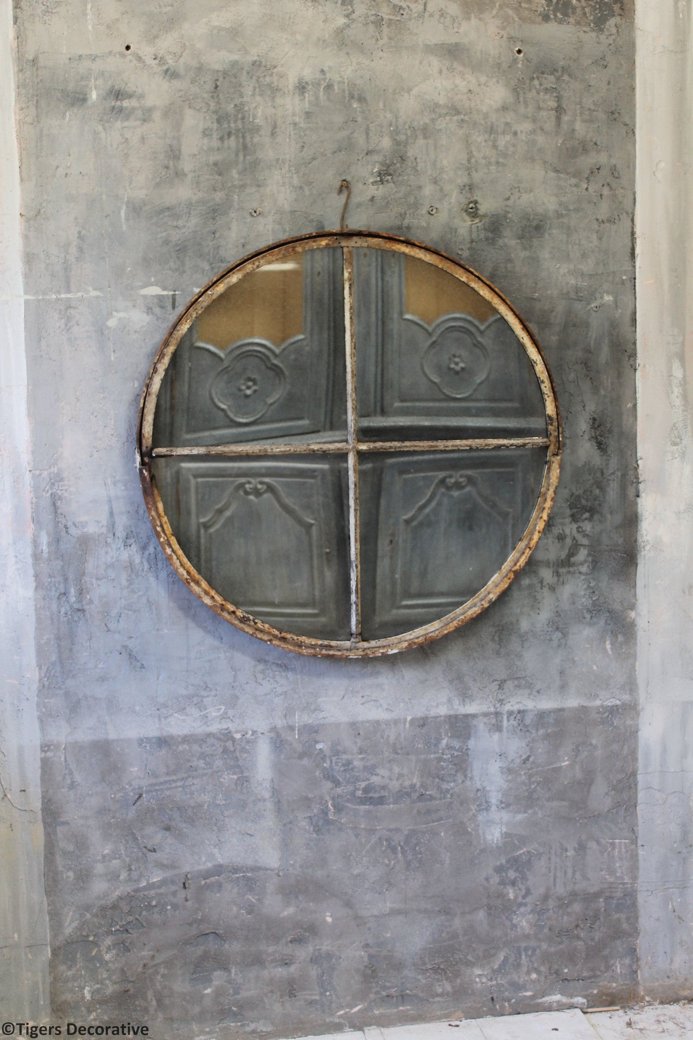 Industrial Mirrored Window