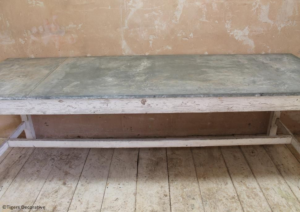 Florists Zinc Top Table