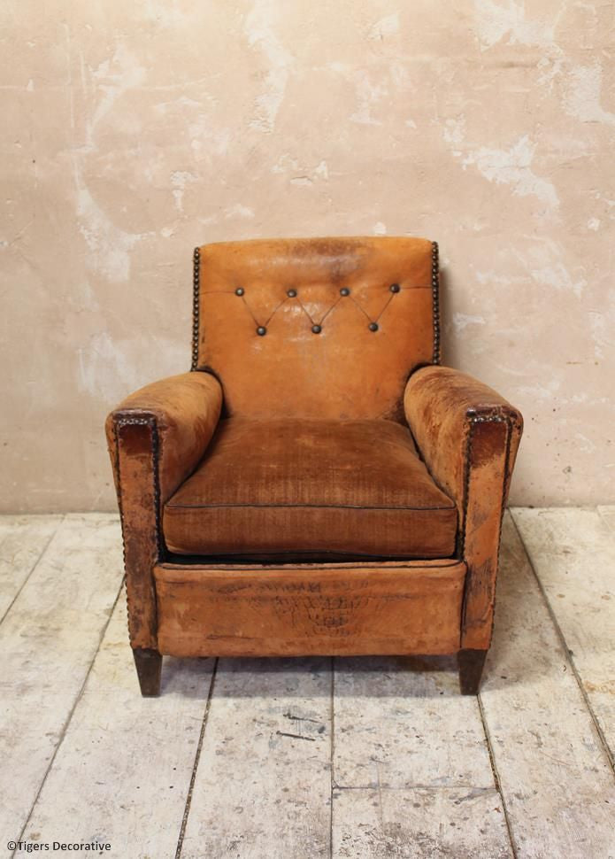 Leather Club Chair