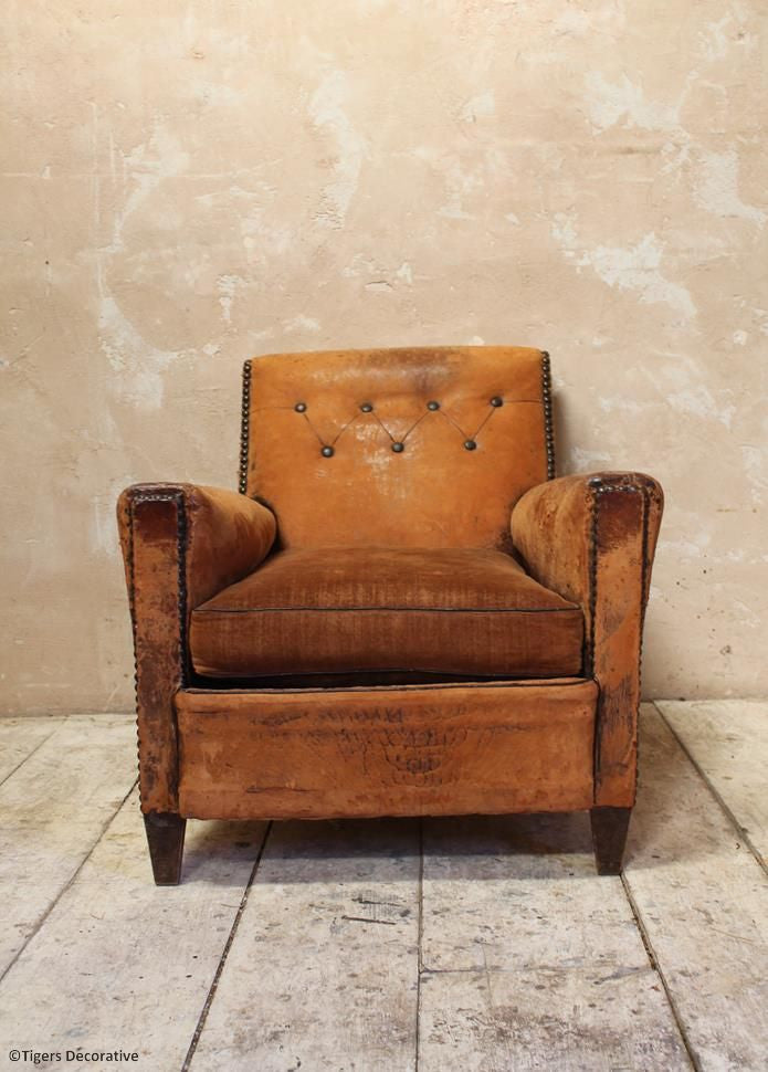 Leather Club Chair