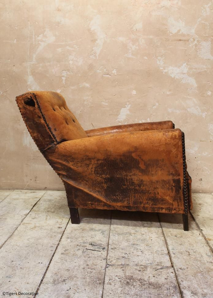 Leather Club Chair