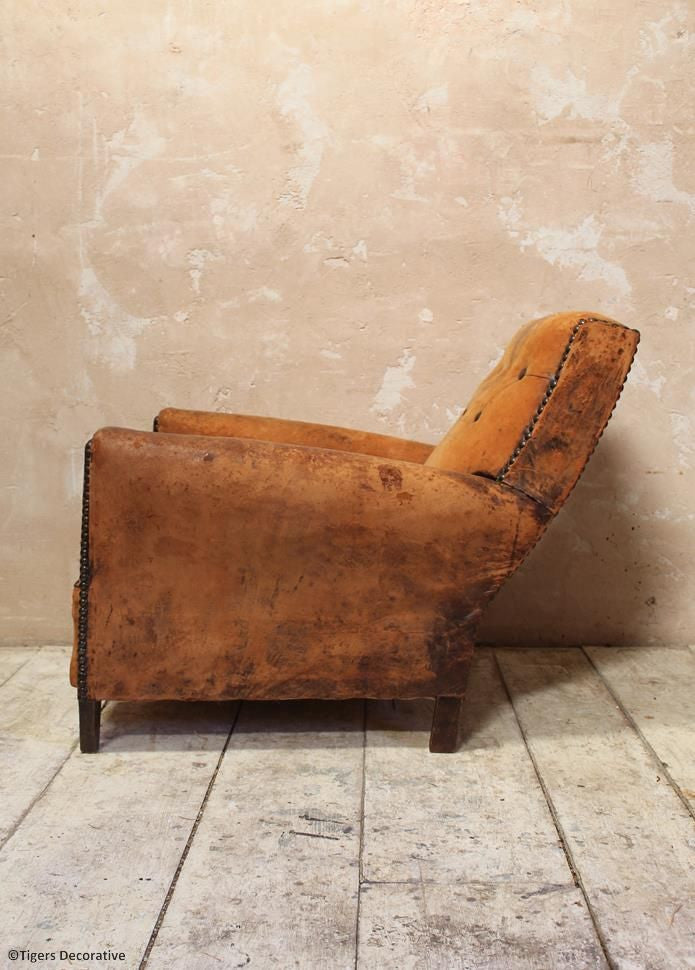 Leather Club Chair