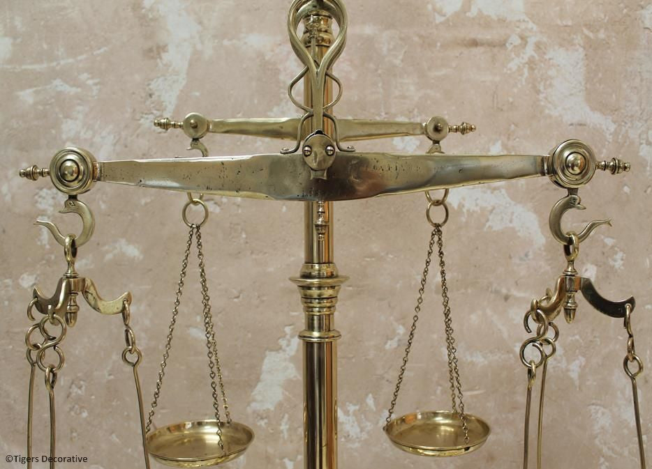 Portuguese Brass Weighing Scales