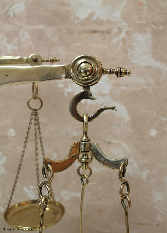 Portuguese Brass Weighing Scales