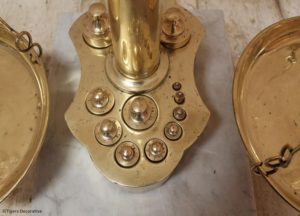 Portuguese Brass Weighing Scales