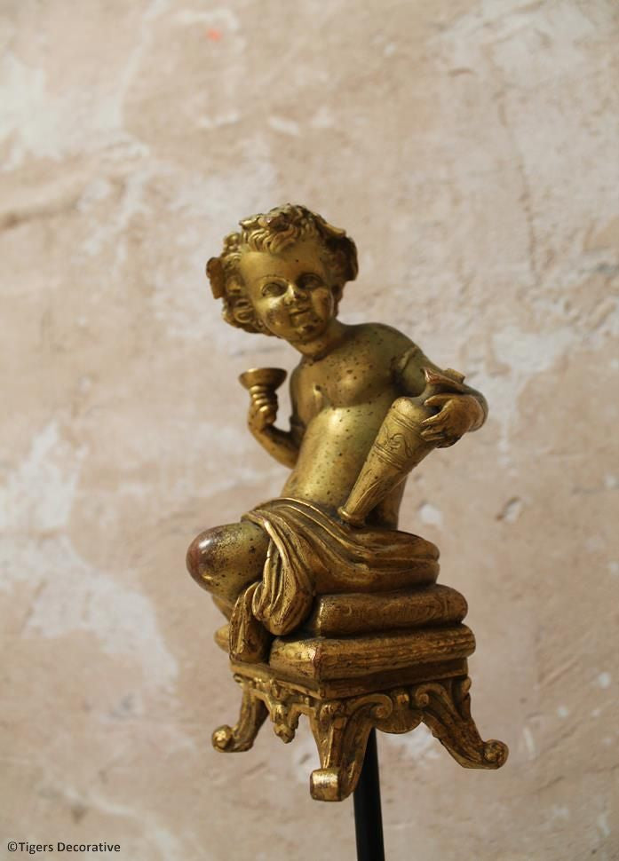 French Gilt Cherubs
