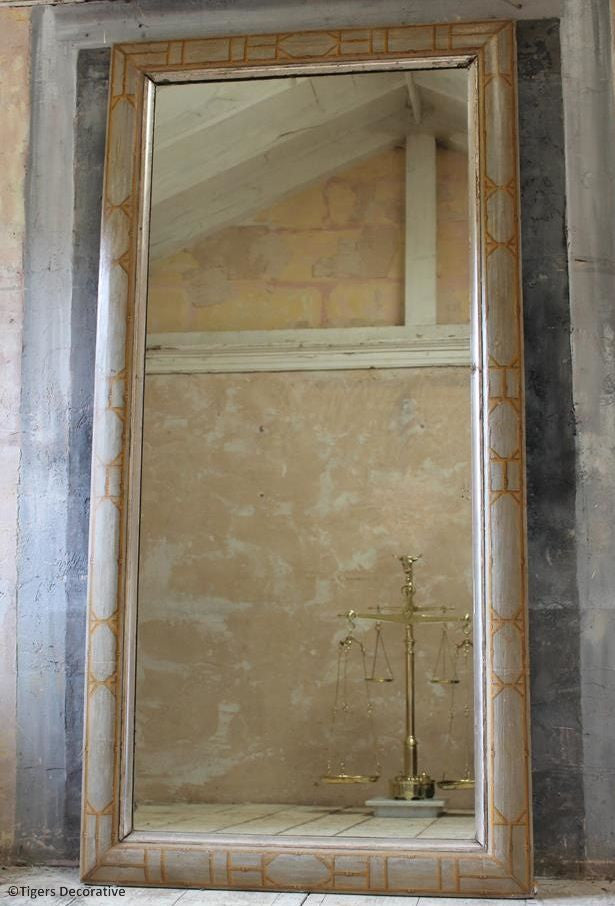 Large Painted Mirror