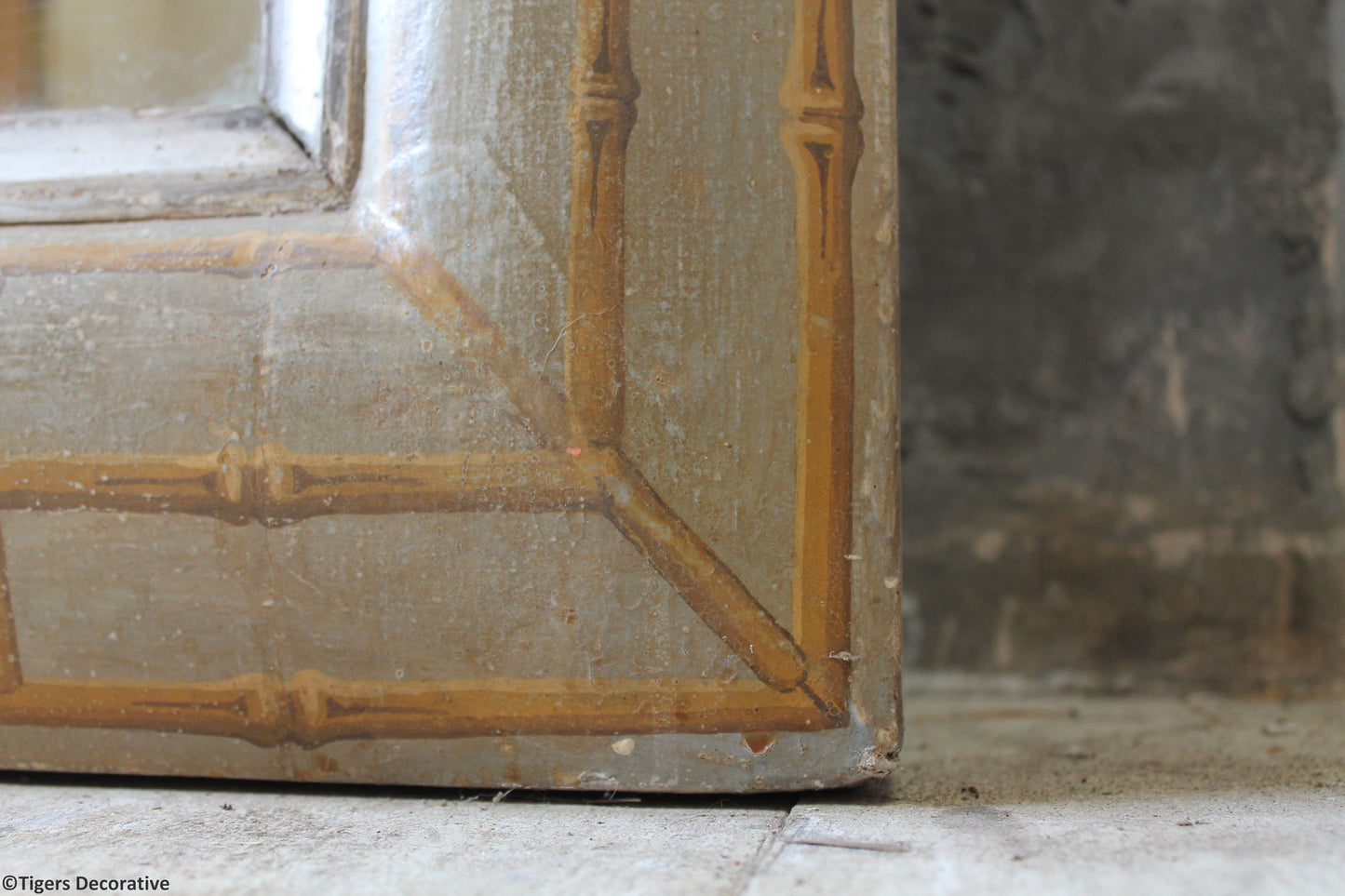 Large Painted Mirror