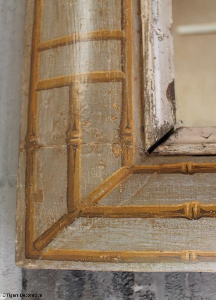 Large Painted Mirror