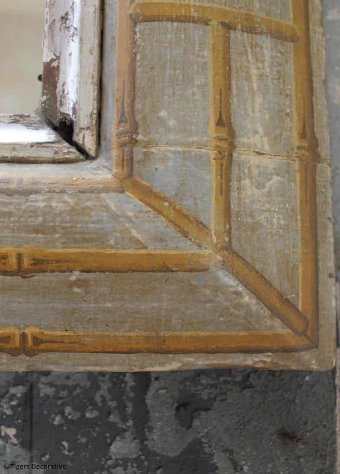 Large Painted Mirror