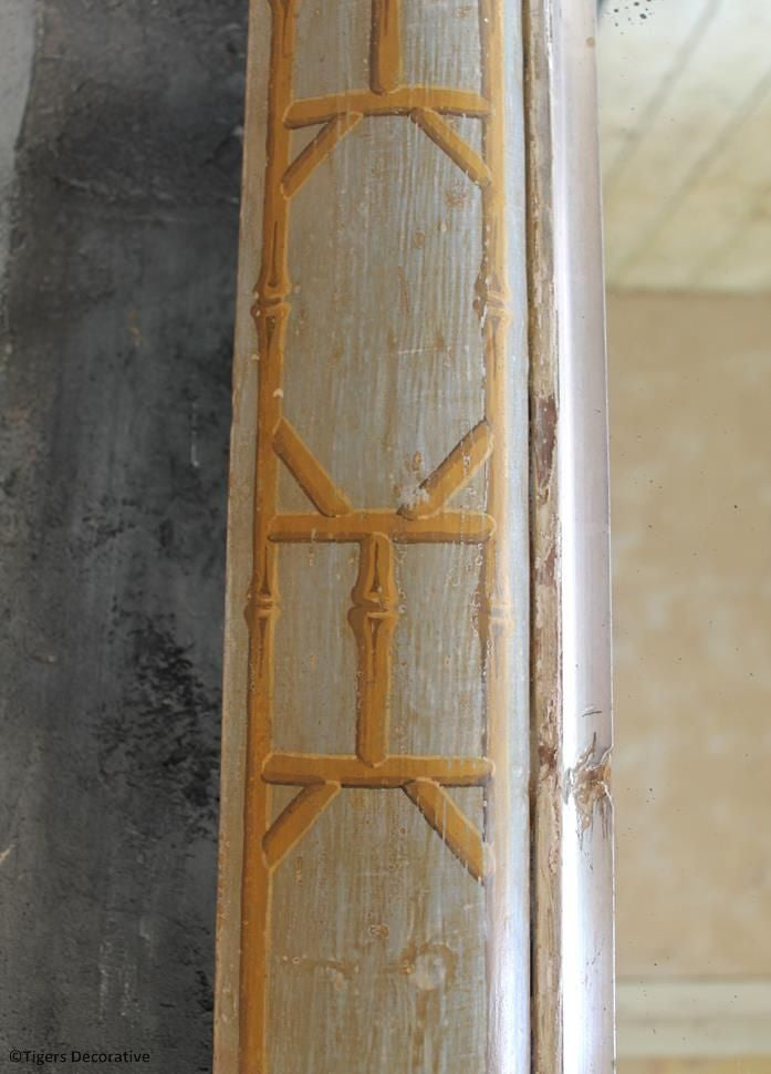 Large Painted Mirror