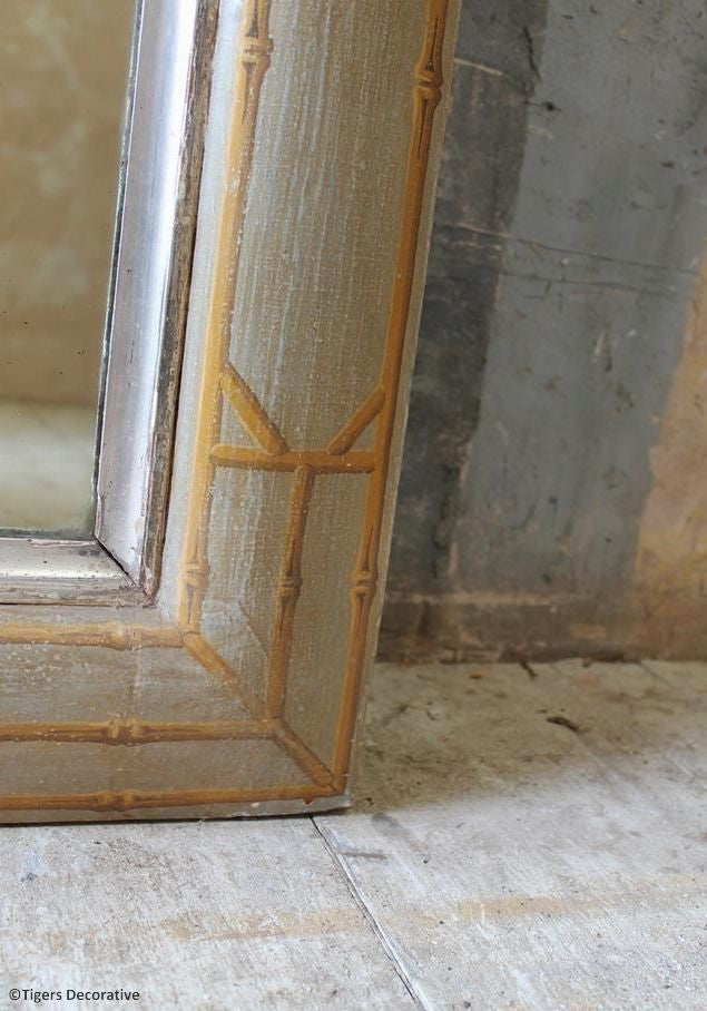 Large Painted Mirror