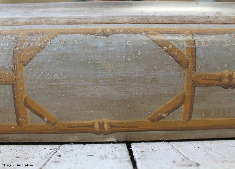 Large Painted Mirror