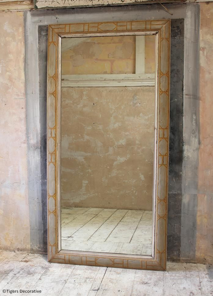 Large Painted Mirror