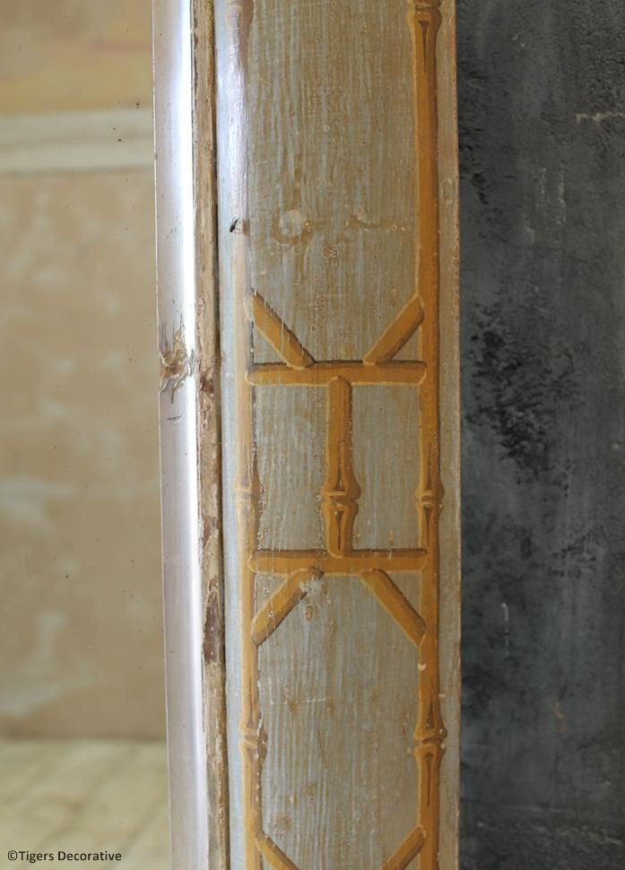 Large Painted Mirror