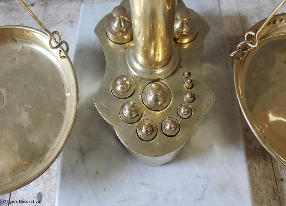 Portuguese Brass Weighing Scales