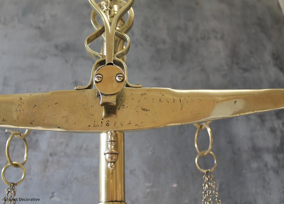 Portuguese Brass Weighing Scales