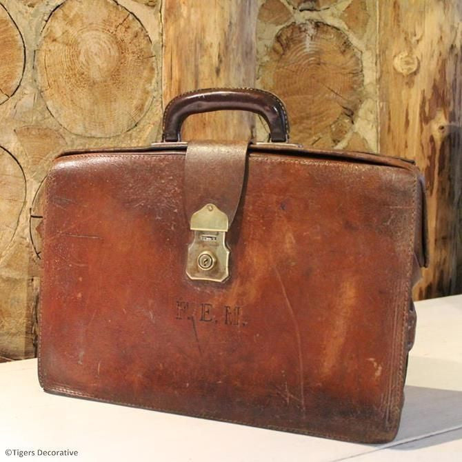 Vintage Leather Briefcase