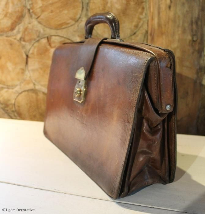Vintage Leather Briefcase