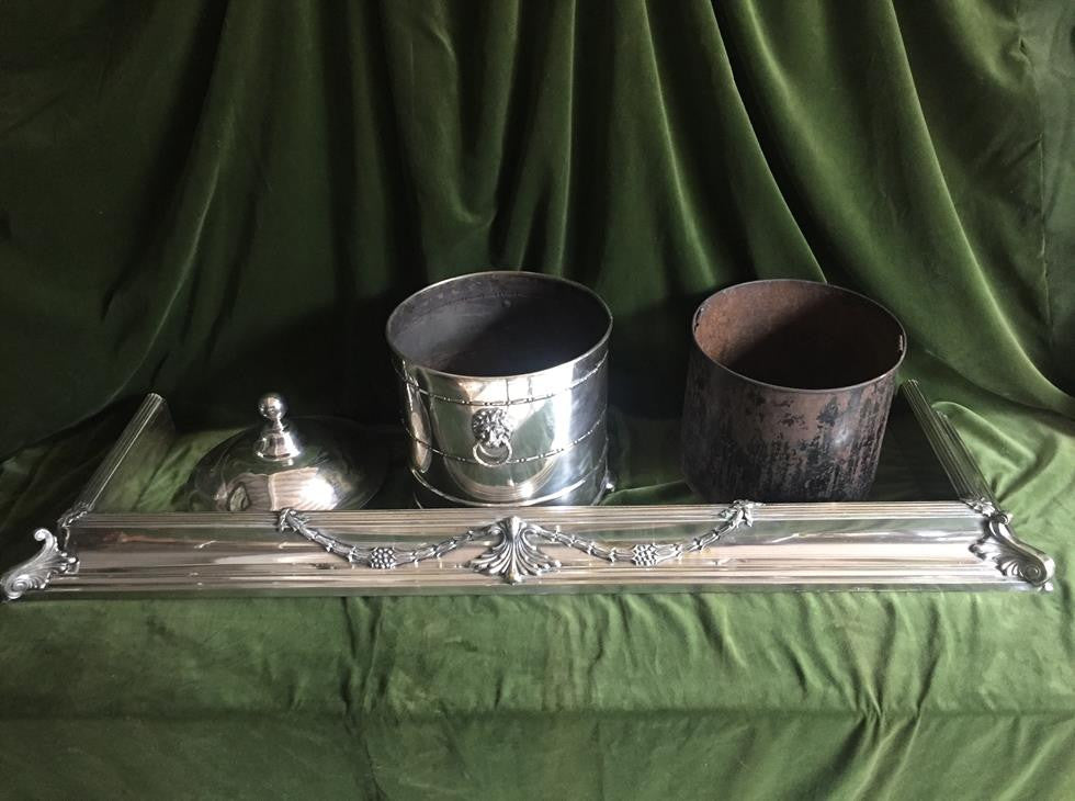 Silver Plated Fender & Scuttle