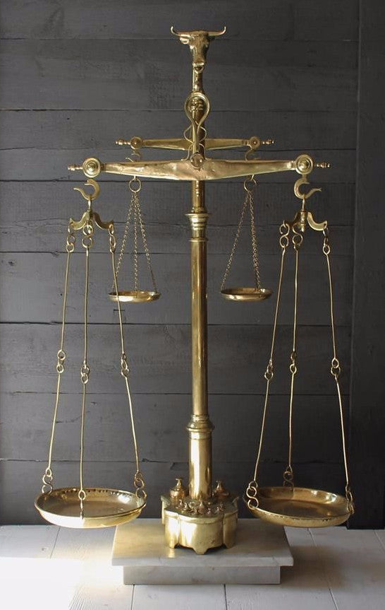 Portuguese Brass Weighing Scales