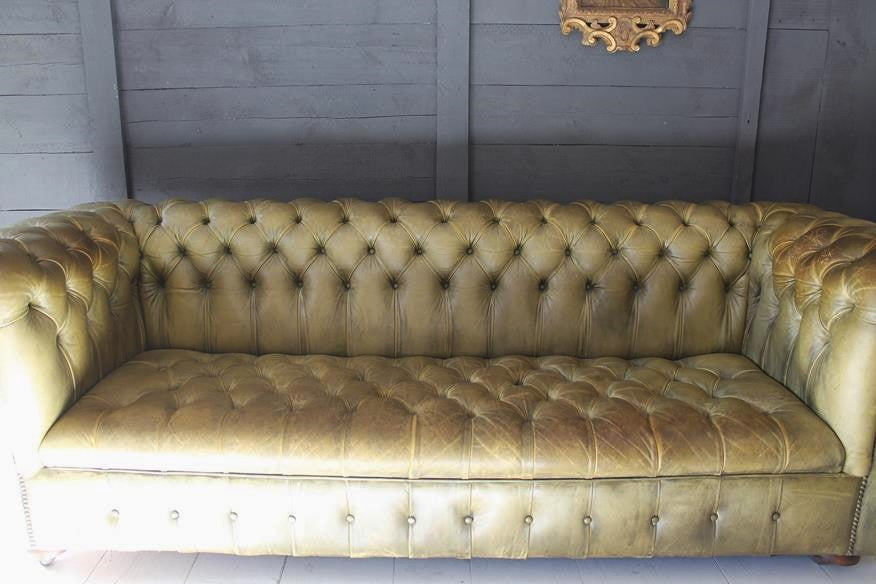 Leather Chesterfield Sofa