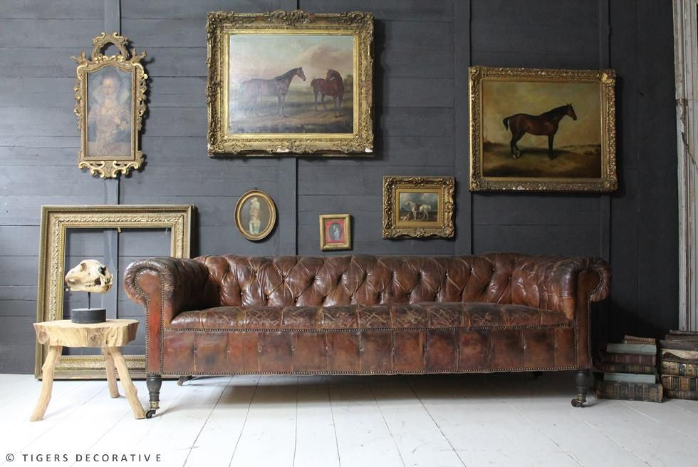 Mid 20th Century Chesterfield Sofa
