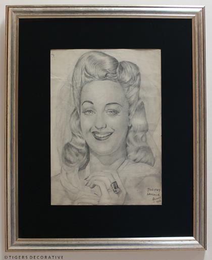 Hollywood Star's Framed Sketches