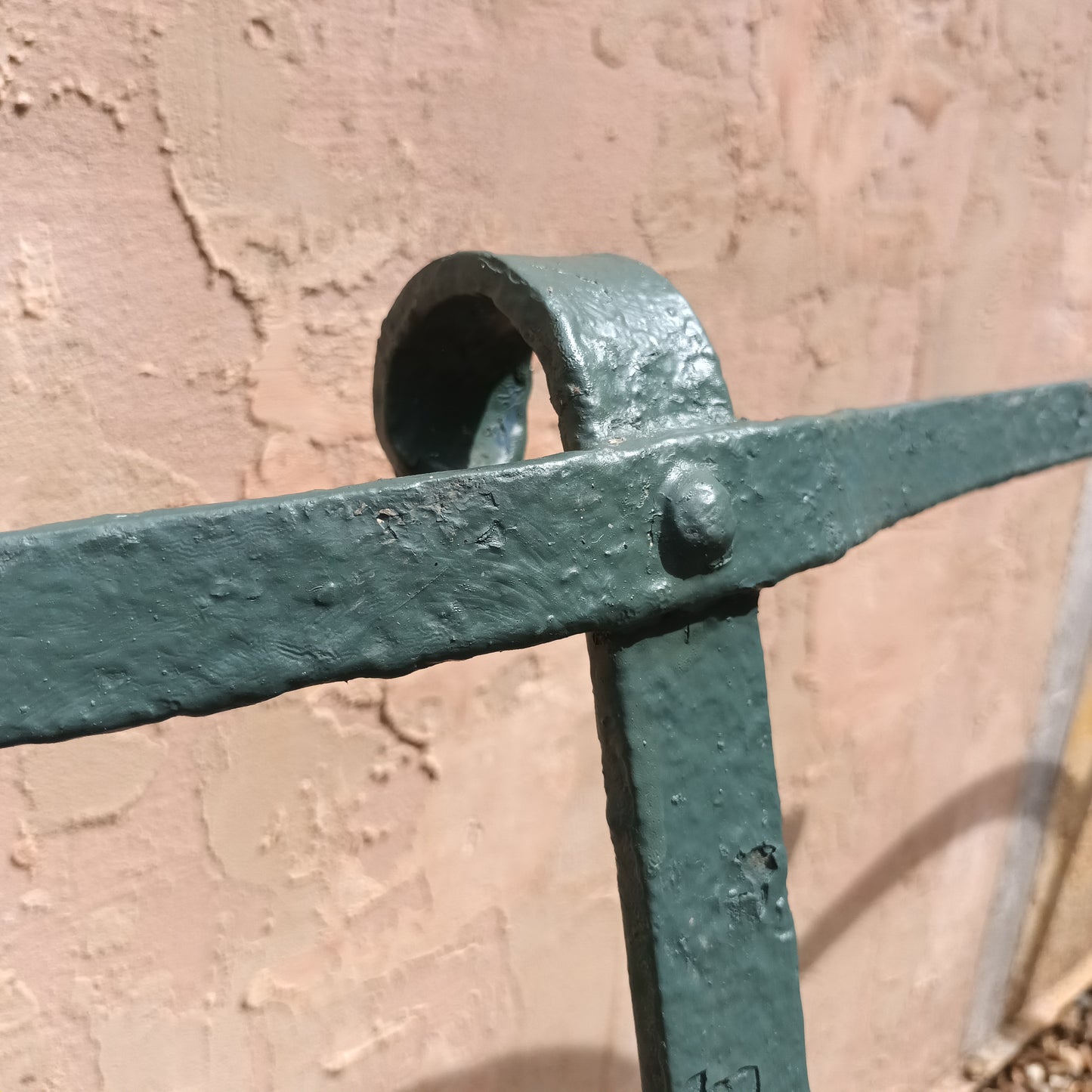 Regency Painted Iron Bench