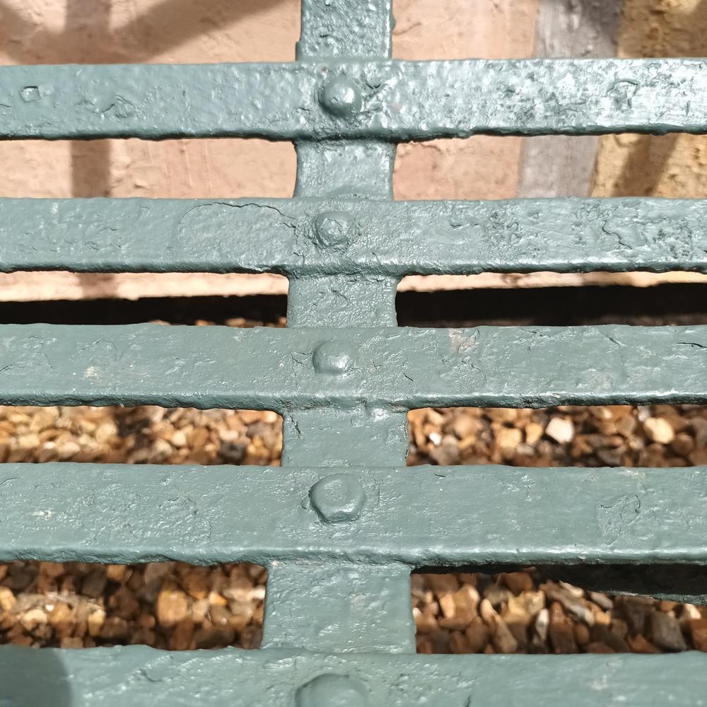 Regency Painted Iron Bench