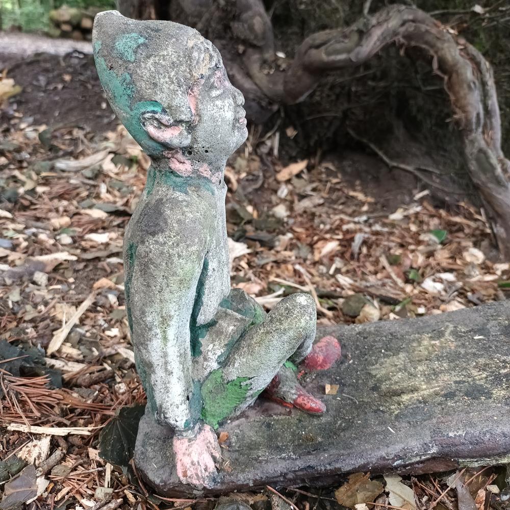 Irish Elf Seesaw Garden Statues