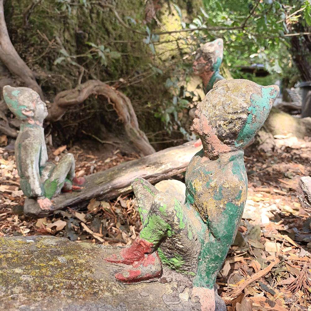 Irish Elf Seesaw Garden Statues