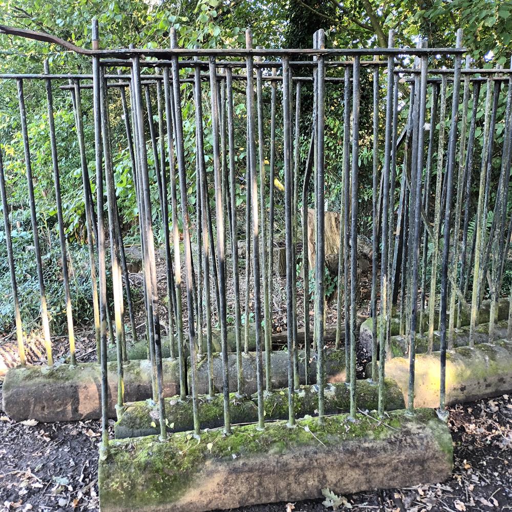 A Run Of Victorian Iron Railings