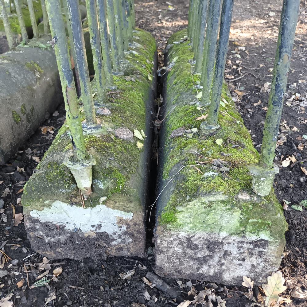 A Run Of Victorian Iron Railings