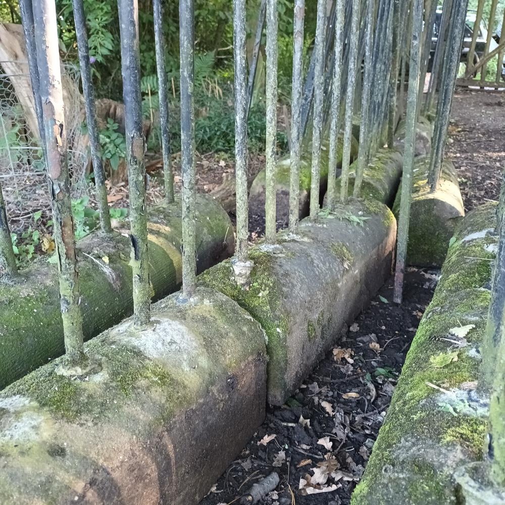 A Run Of Victorian Iron Railings