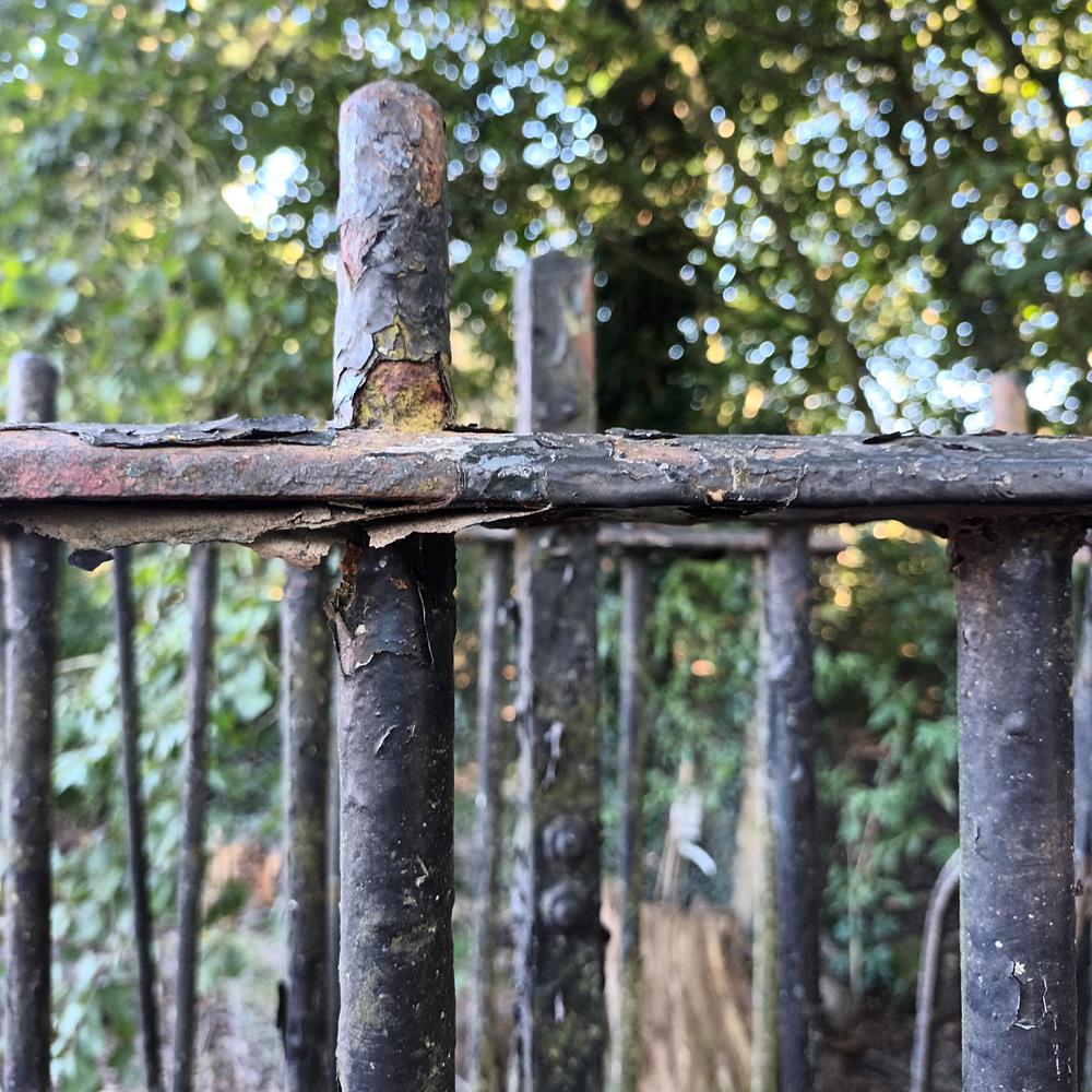 A Run Of Victorian Iron Railings