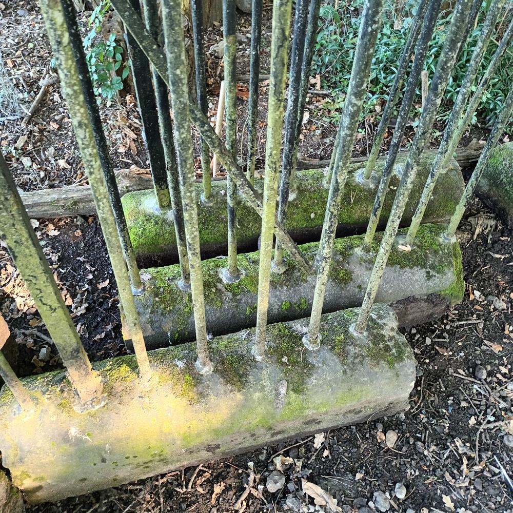 A Run Of Victorian Iron Railings