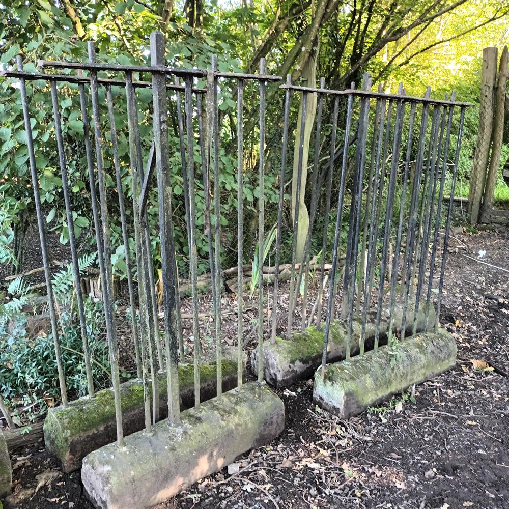 A Run Of Victorian Iron Railings